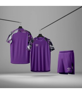 تیشرت و شورت باشگاهی آمبرو بنفش Umbro Men's club t-shirt and shorts