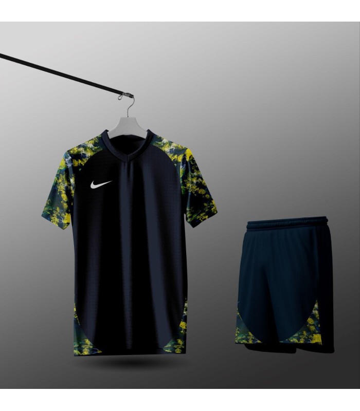 تیشرت و شورت باشگاهی نایک سورمه ای Nike Men's club t-shirt and shorts