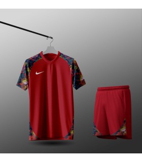 تیشرت و شورت باشگاهی نایک قرمز Nike Men's club t-shirt and shorts