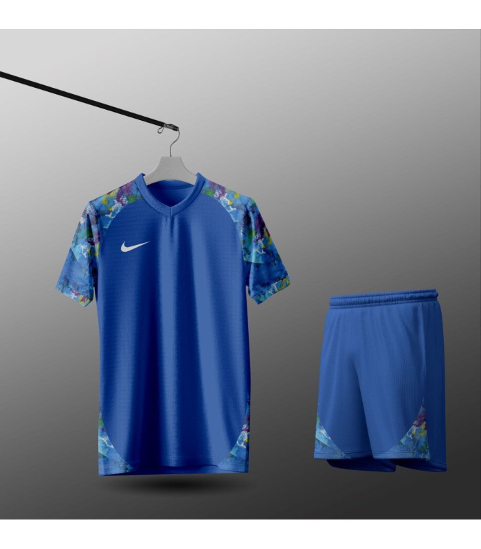 تیشرت و شورت باشگاهی نایک آبی Nike Men's club t-shirt and shorts