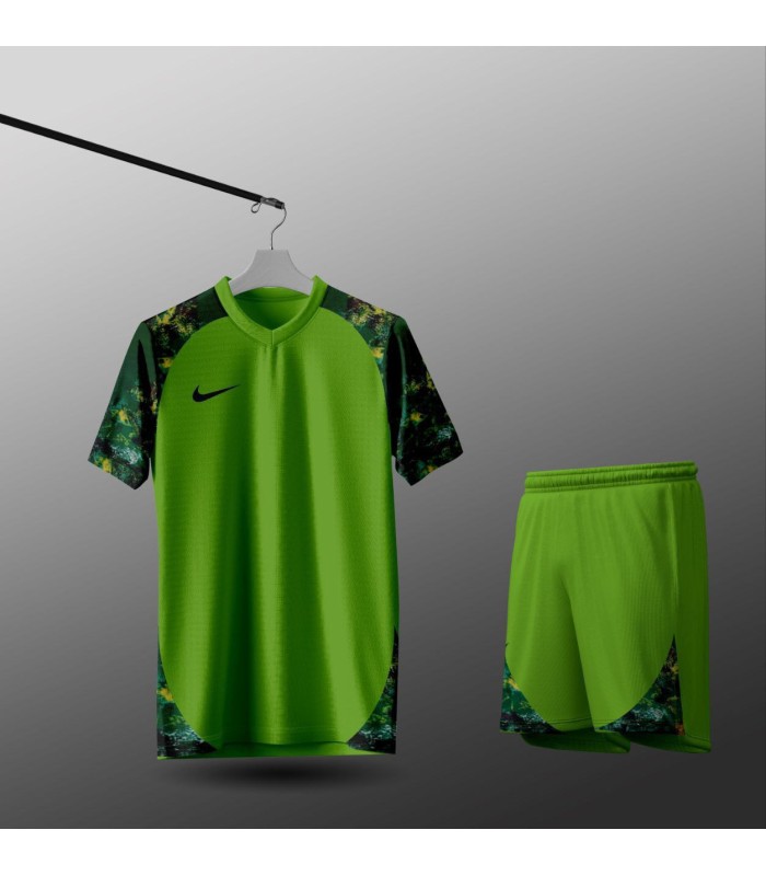 تیشرت و شورت باشگاهی نایک سبز Nike Men's club t-shirt and shorts