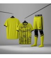 ست تیشرت،شورت و جوراب باشگاهی نایک زرد مشکی Nike Men's club t-shirt and shorts