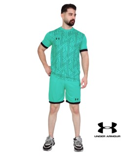 تیشرت و شورت باشگاهی آندر آرمور سبز Under Armor Men's club t-shirt and shorts