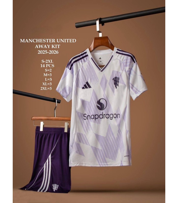 تیشرت و شورت دوم منچستریونایتد Manchester United Away Kit 2026