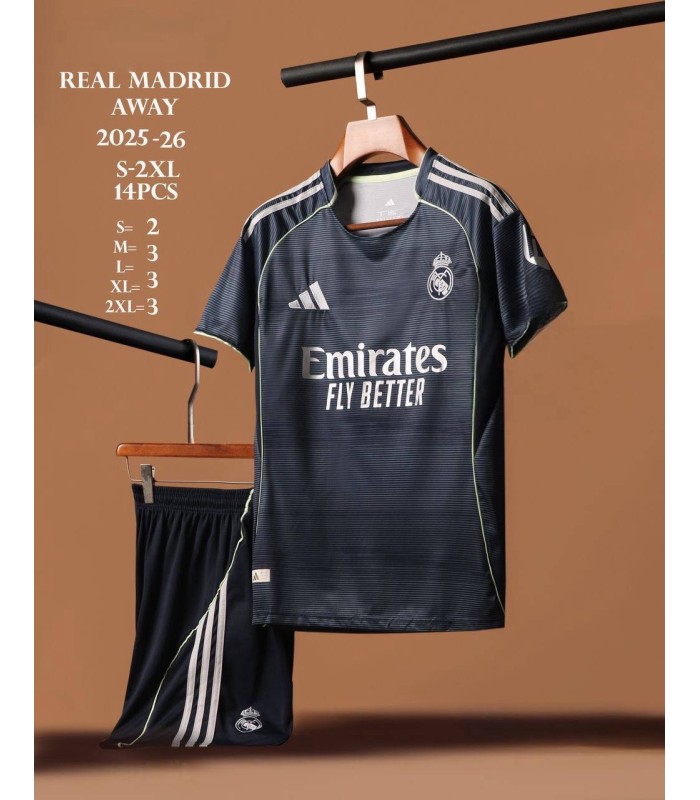 تیشرت و شورت دوم رئال مادرید Real Madrid Away Kit 2026