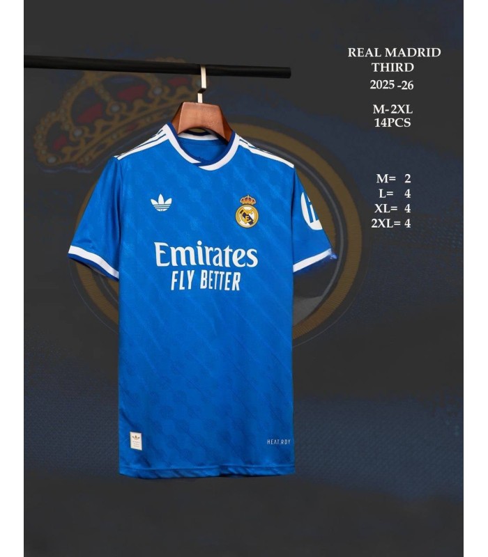 تیشرت پلیری سوم رئال مادرید 2026 Real Madrid 3rd Kit