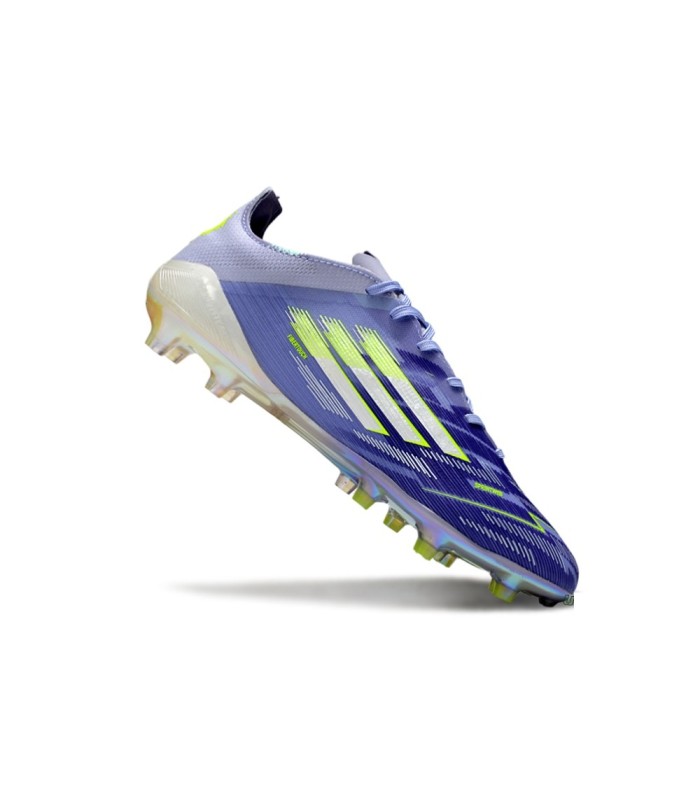 کفش فوتبال آدیداس اف پنجاه طرح اصلی Adidas F50 FG Blue/Silver/Yellow