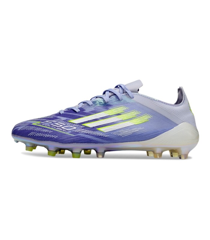 کفش فوتبال آدیداس اف پنجاه طرح اصلی Adidas F50 FG Blue/Silver/Yellow