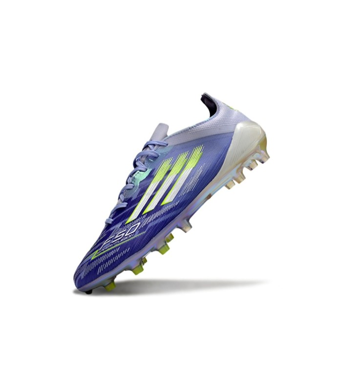 کفش فوتبال آدیداس اف پنجاه طرح اصلی Adidas F50 FG Blue/Silver/Yellow