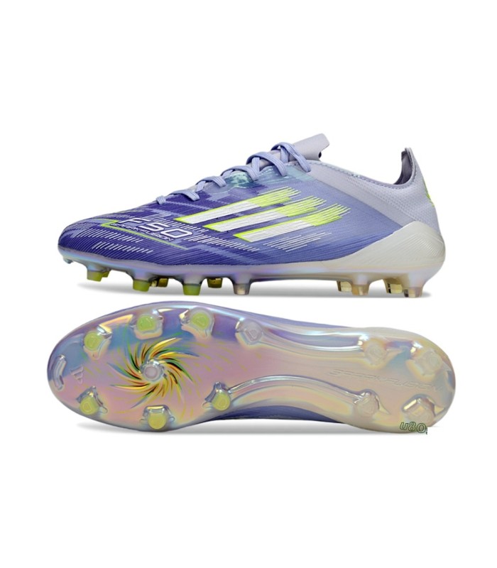 کفش فوتبال آدیداس اف پنجاه طرح اصلی Adidas F50 FG Blue/Silver/Yellow