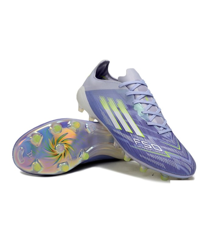 کفش فوتبال آدیداس اف پنجاه طرح اصلی Adidas F50 FG Blue/Silver/Yellow