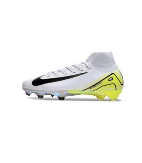کفش فوتبال نایک مرکوریال سوپرفلای طرح اصلی Nike Zoom Mercurial Superfly 10 Elite FG White Black Volt