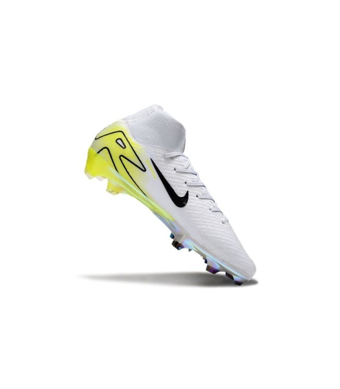 کفش فوتبال نایک مرکوریال سوپرفلای طرح اصلی Nike Zoom Mercurial Superfly 10 Elite FG White Black Volt