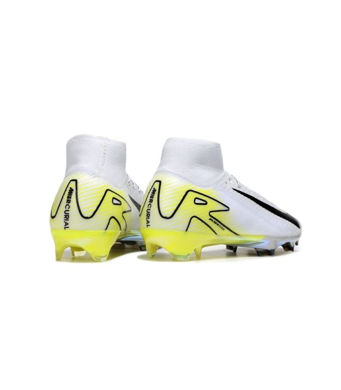 کفش فوتبال نایک مرکوریال سوپرفلای طرح اصلی Nike Zoom Mercurial Superfly 10 Elite FG White Black Volt