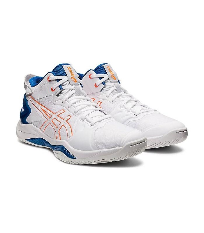 کفش والیبال اسیکس طرح اصلی Asics Gel Burst 26 White/Shocking Orange US M 9