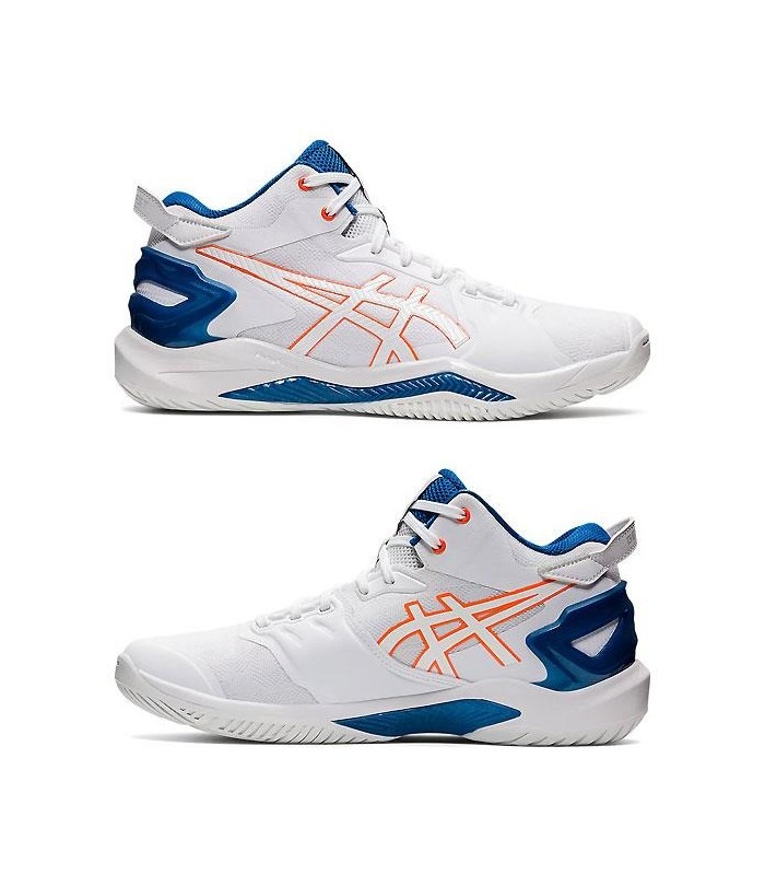 کفش والیبال اسیکس طرح اصلی Asics Gel Burst 26 White/Shocking Orange US M 9