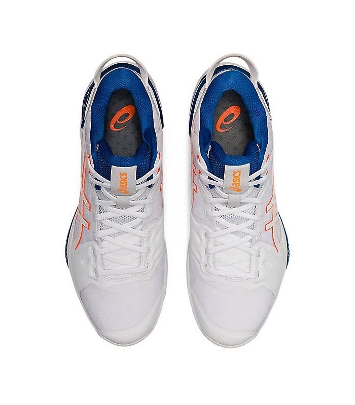 کفش والیبال اسیکس طرح اصلی Asics Gel Burst 26 White/Shocking Orange US M 9