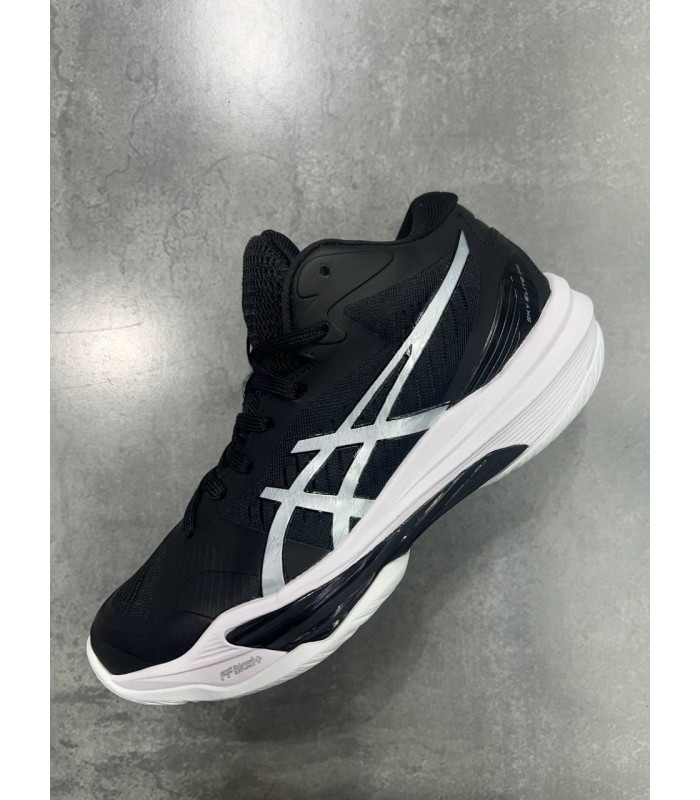 کفش والیبال اسیکس اسکای الیت طرح اصلی Asics volleyball SKY ELITE™ FF MT 3 'Black Pure Silver'