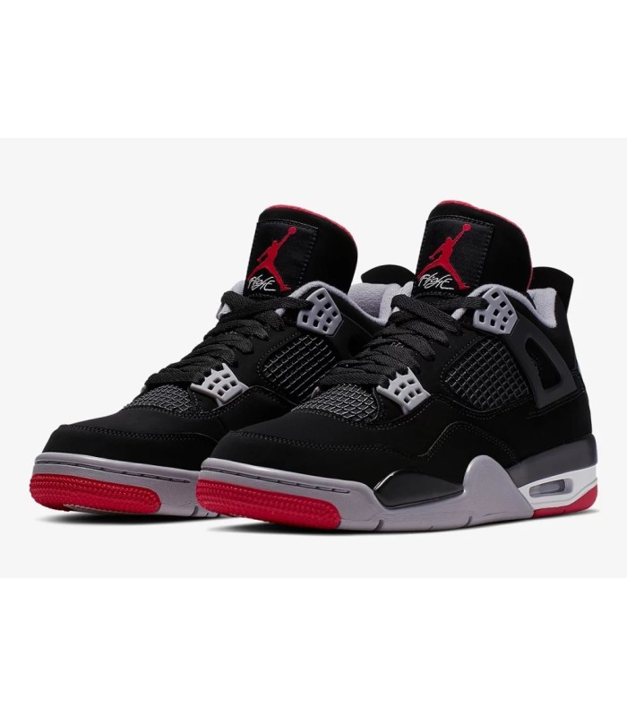 کفش بسکتبال نایک ایر جردن 4 طرح اصلی Nike Air Jordan 4 Retro "Bred Reimagined" BW