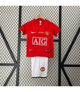 تیشرت و شورت بچگانه اسپشیال منچستریونایتد Manchester United Home Kid's Kit 2018