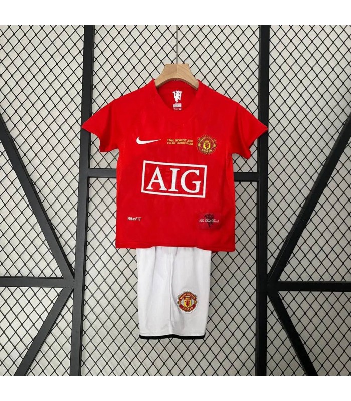 تیشرت و شورت بچگانه اسپشیال منچستریونایتد Manchester United Home Kid's Kit 2018