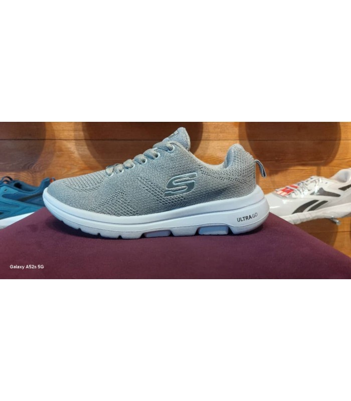 کفش پیاده روی اسکیچرز گو والک طوسی سفید  Skechers Go Walk Running Shoes
