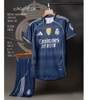 تیشرت و شورت اسپشیال دوم رئال مادرید Real Madrid's Away special T-shirt and shorts 2026