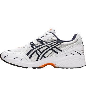 کفش پیاده روی مردانه اسیکس 1090 سفید مشکی Asics GEL-1090 White Midnight