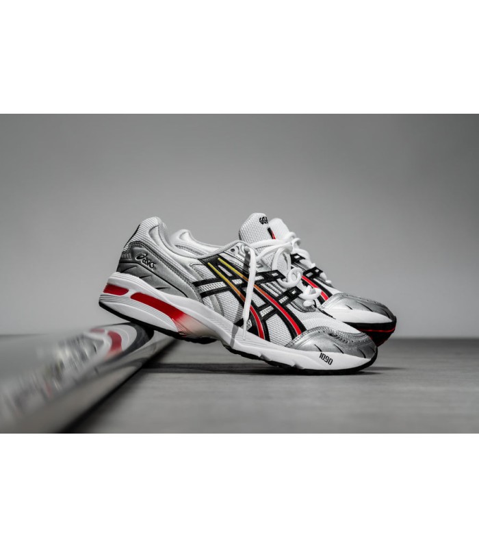 کفش پیاده روی اسیکس 1090 سفید قرمز Asics GEL-1090 White Red