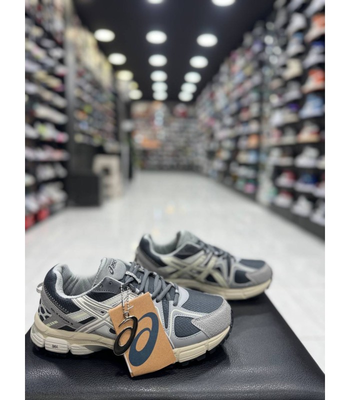 کفش پیاده روی اسیکس کاهانا طوسی Asics gel kahana 8 grey beige