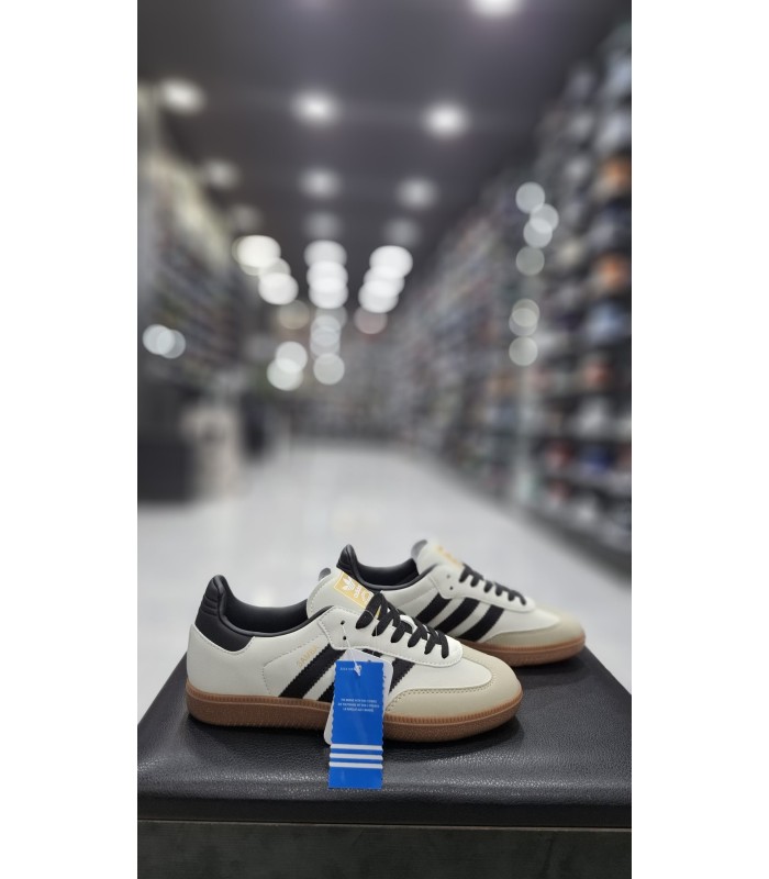 کفش پیاده روی آدیداس سامبا کرم مشکی Adidas Samba OG CB