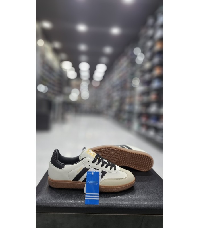 کفش پیاده روی آدیداس سامبا کرم مشکی Adidas Samba OG CB