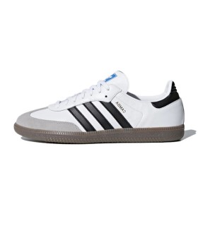 کفش پیاده روی آدیداس سامبا سفید مشکی Adidas Samba OG WB