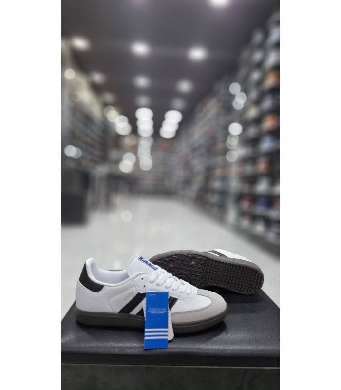 کفش پیاده روی آدیداس سامبا سفید مشکی Adidas Samba OG WB