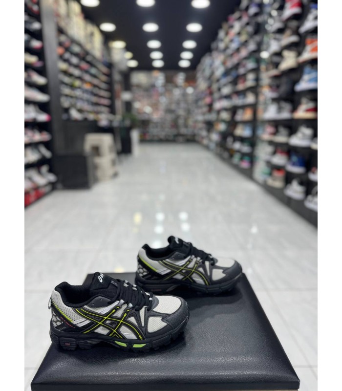 کفش پیاده روی اسیکس کاهانا مشکی طوسی Asics gel kahana 8 Black