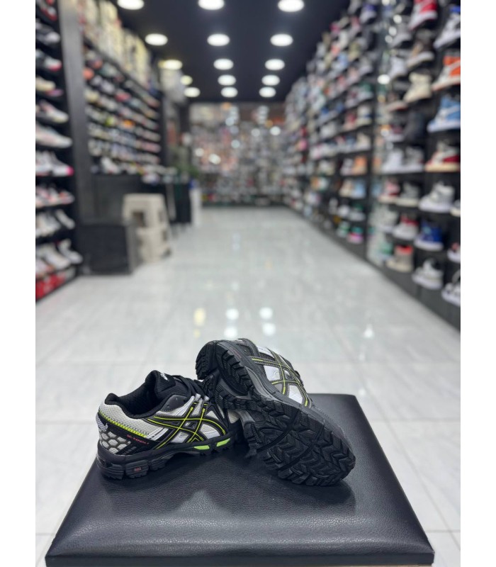 کفش پیاده روی اسیکس کاهانا مشکی طوسی Asics gel kahana 8 Black