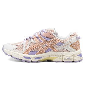 کفش پیاده روی اسیکس کاهانا Asics Gel-Kahana 8 White Purple Pink