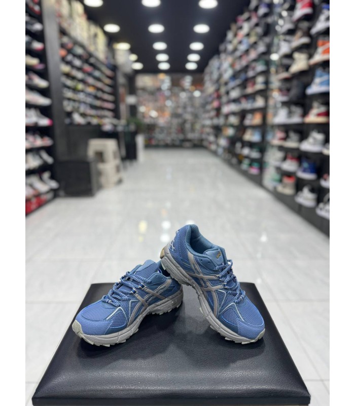 کفش پیاده روی اسیکس کاهانا آبی کرم Asics Gel-Kahana 8 Blue Cream