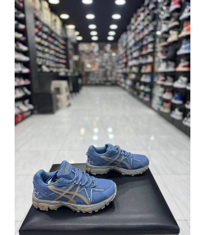 کفش پیاده روی اسیکس کاهانا آبی کرم Asics Gel-Kahana 8 Blue Cream