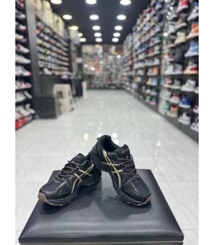 کفش پیاده روی اسیکس کاهانا خاک سیاه Asics Gel-Kahana 8 Black Clay Canyon