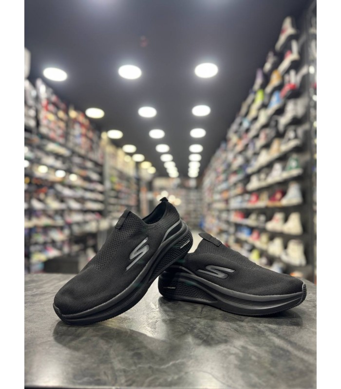 کفش پیاده روی مردانه اسکیچرز گو ران مشکی Skechers Go Run Elevate 2.0 Cadena Sneaker