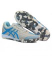 کفش فوتسال اسیکس کوپرو طوسی آبی Asics Copero Futsal