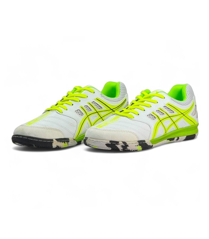 کفش فوتسال اسیکس کوپرو طوسی سبز Asics Copero Futsal