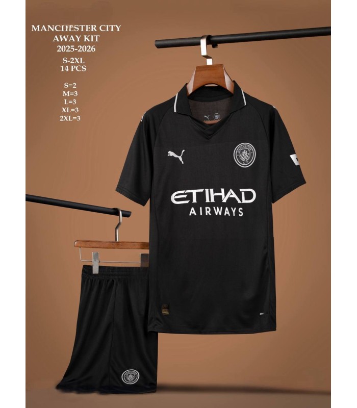 تیشرت و شورت دوم منچسترسیتی Manchester City Away T-Shirt 2026