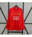 تیشرت پلیری آستین بلند کلاسیک منچستریونایتد Manchester United Away T-Shirt 2008