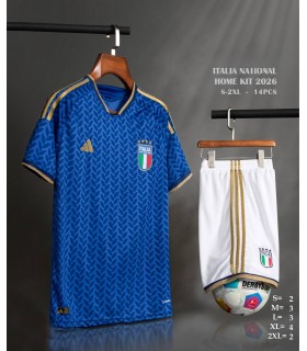 تیشرت و شورت اول تیم ملی ایتالیا Italy Home World Cup T-Shirt 2026