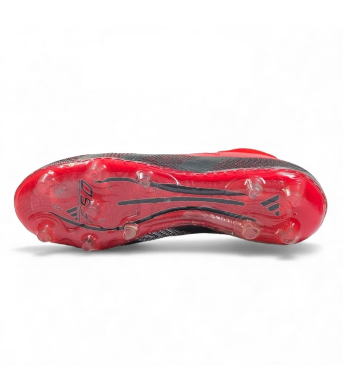 کفش فوتبال آدیداس اف پنجاه ساقدار قرمز مشکی  Adidas F50 Superfly Shoes