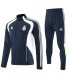 گرمکن شلوار تمام زیپ تیم رئال مادرید سورمه ای Real Madrid full zip sweatpants