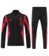 گرمکن شلوار تمام زیپ تیم آث میلان مشکی AC Milan full zip sweatpants