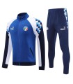 گرمکن شلوار تمام زیپ تیم ملی ایتالیا آبی Italy full zip sweatpants